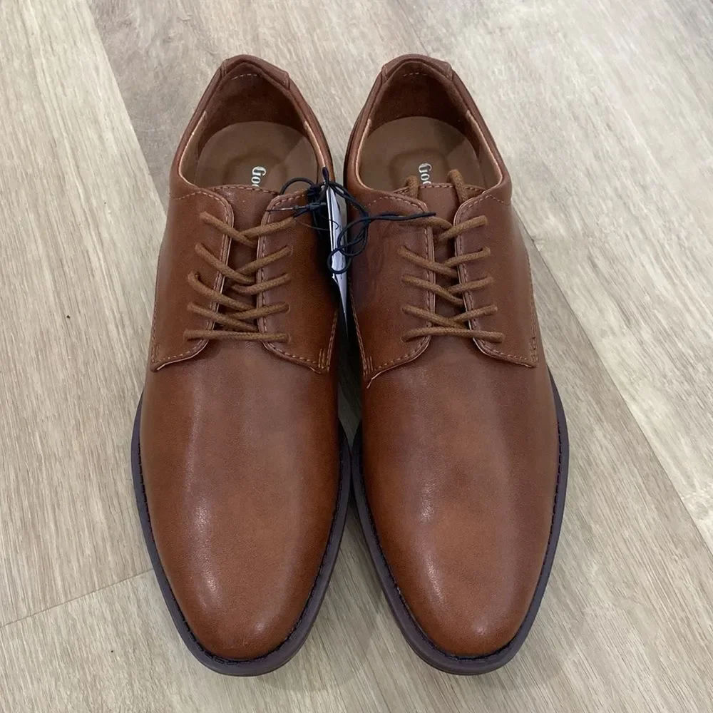 Goodfellow & Co Men's NWT Brown Leo Oxford Lace Up Dress Shoes Size 7 Narrow Fit